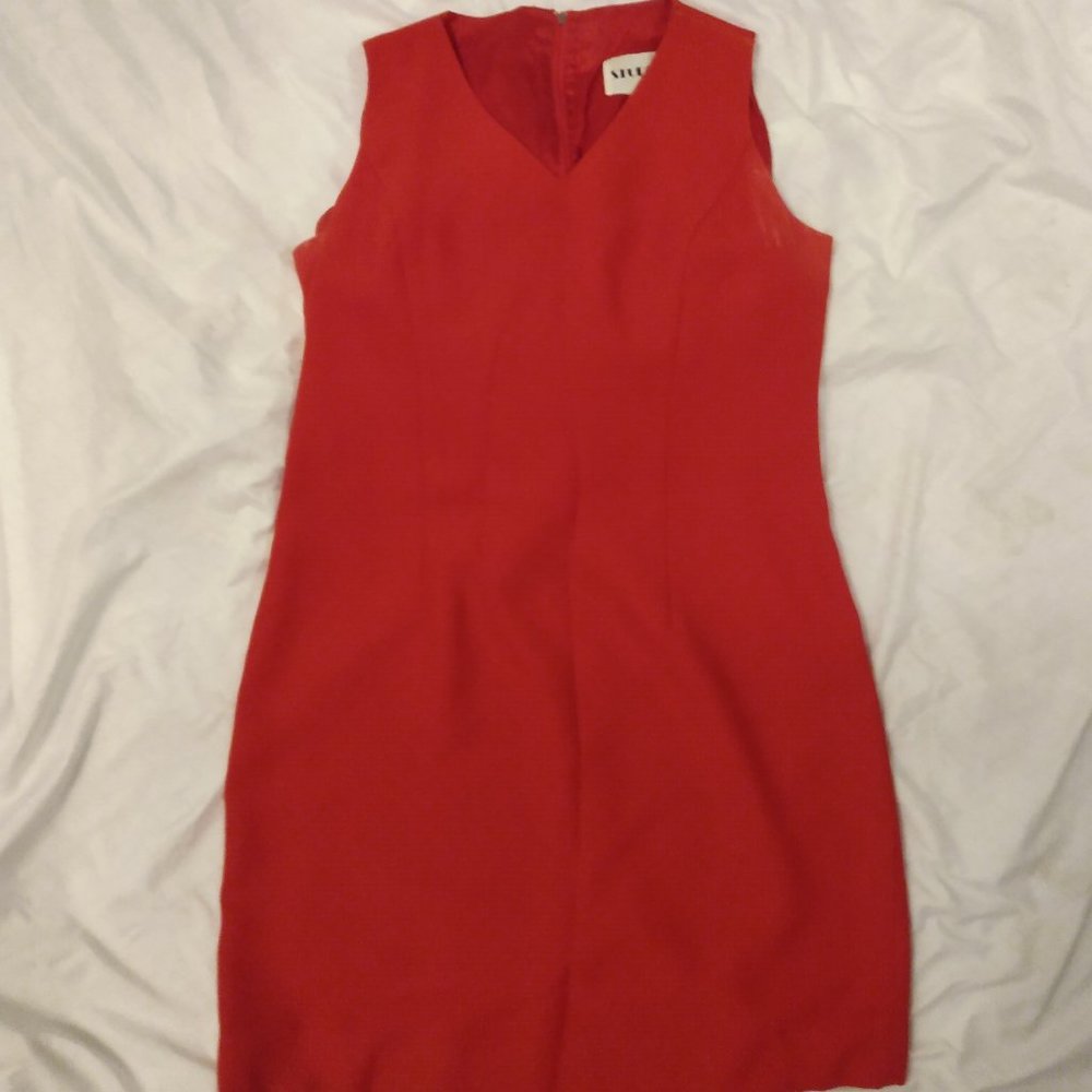 Red dress